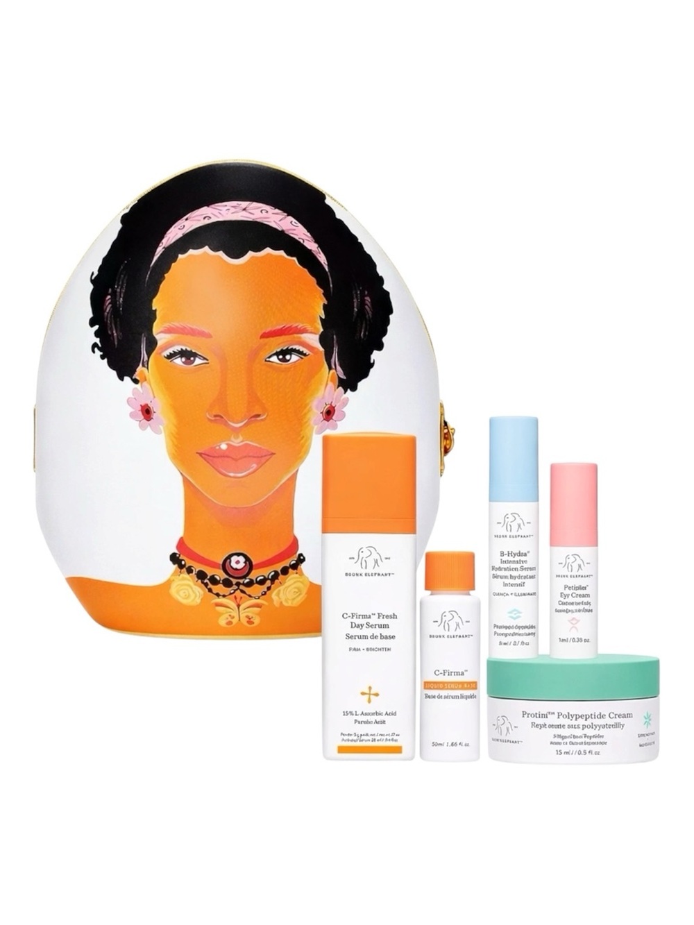 DRUNK ELEPHANT FACE VALUE BRIGHTENING SKINCARE KIT THE A.M. ROUTINE - BNIB